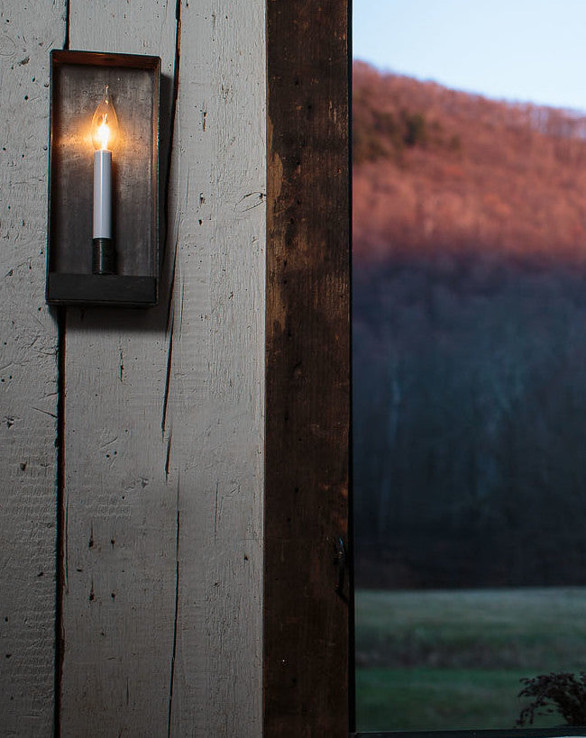 Bread Pan Sconce - Special Hand Rubbed Bronze