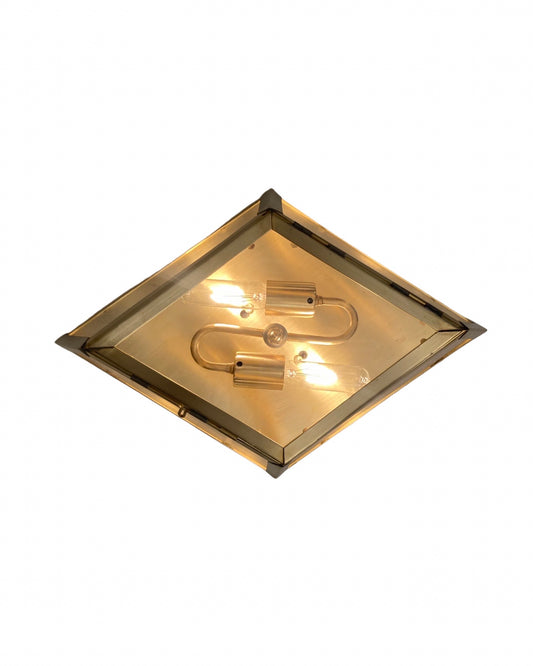 Diamond Flush Mount Lantern