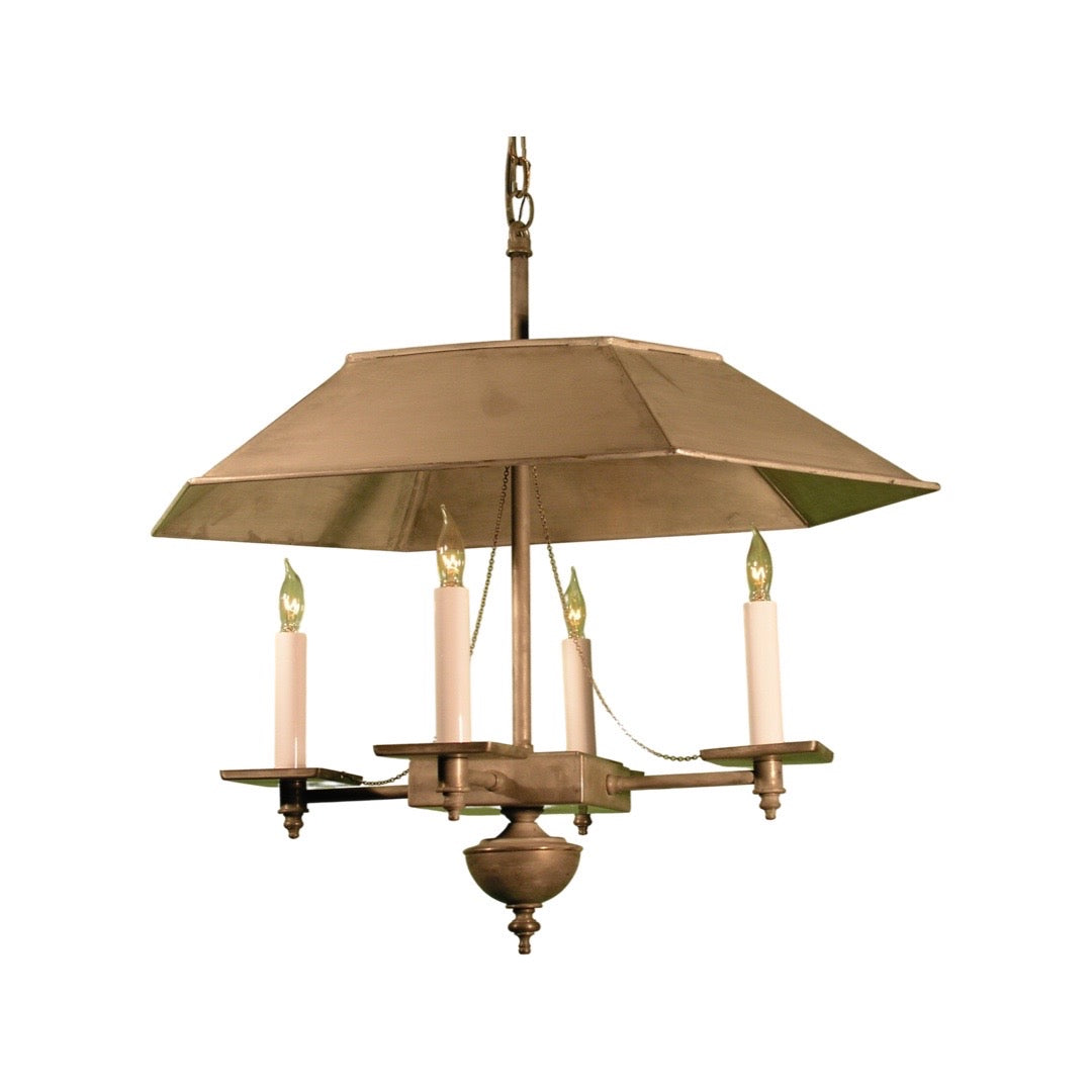 Deforest Chandelier - Two Tone Finish Vedrigris/B. Brass