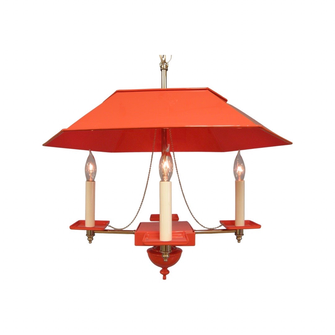 Deforest Chandelier - Two Tone Finish Vedrigris/B. Brass