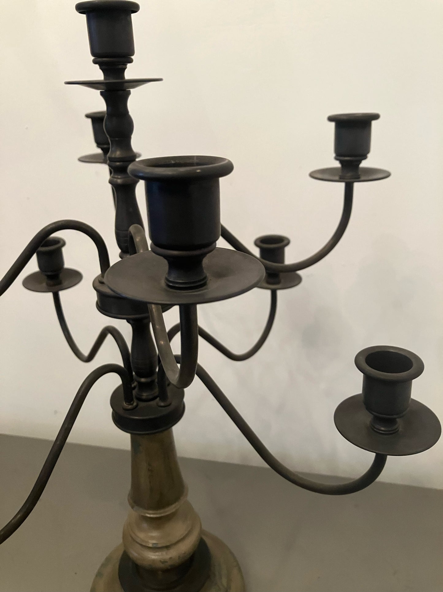 Custom Painted Candelabrum - 9 Arm