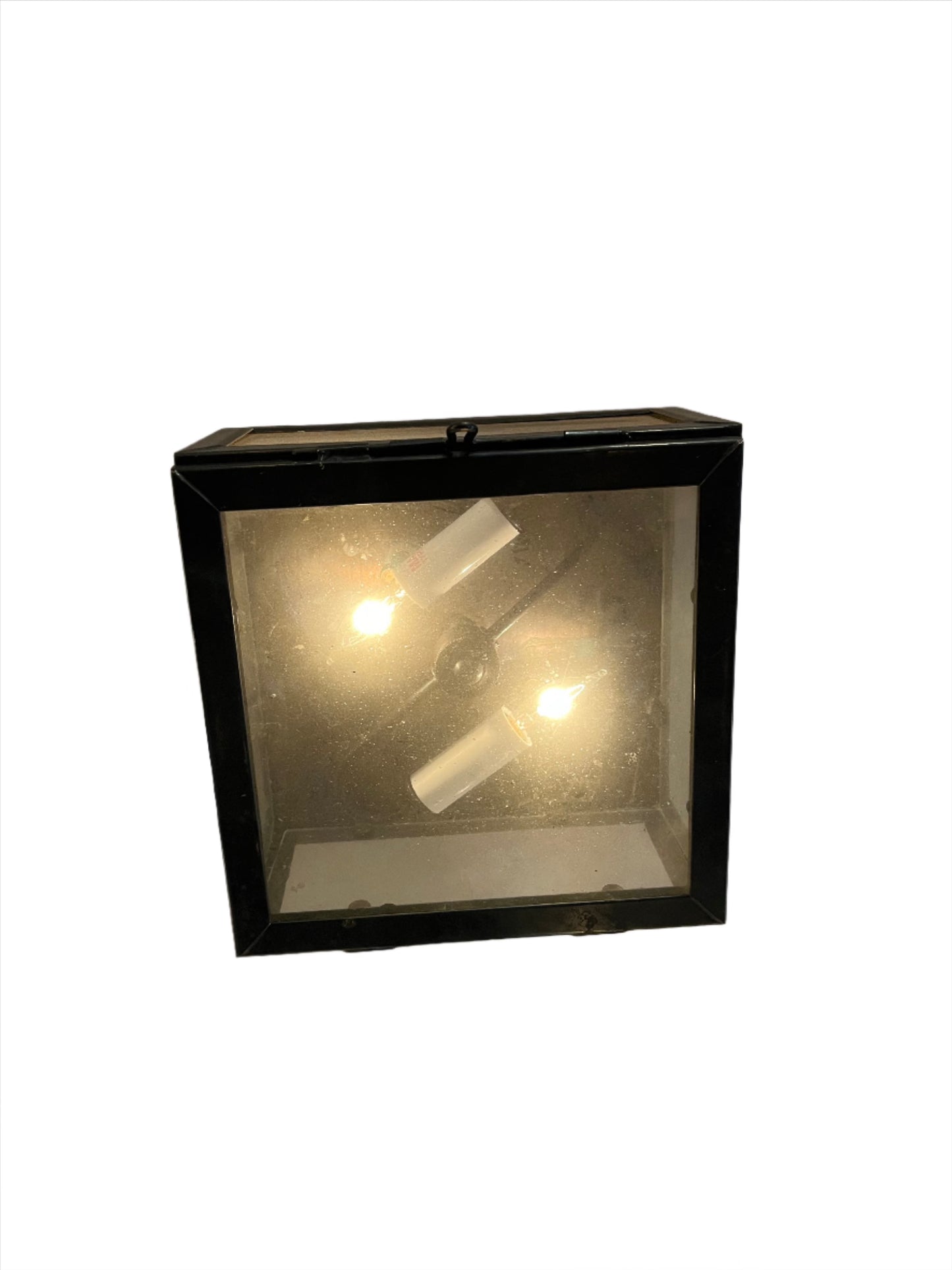 Square Style Flush Mount Lantern