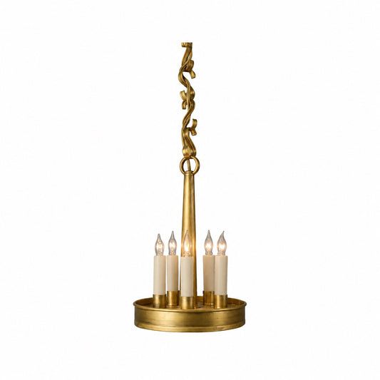 Shaker Pan Chandelier - 5 Light