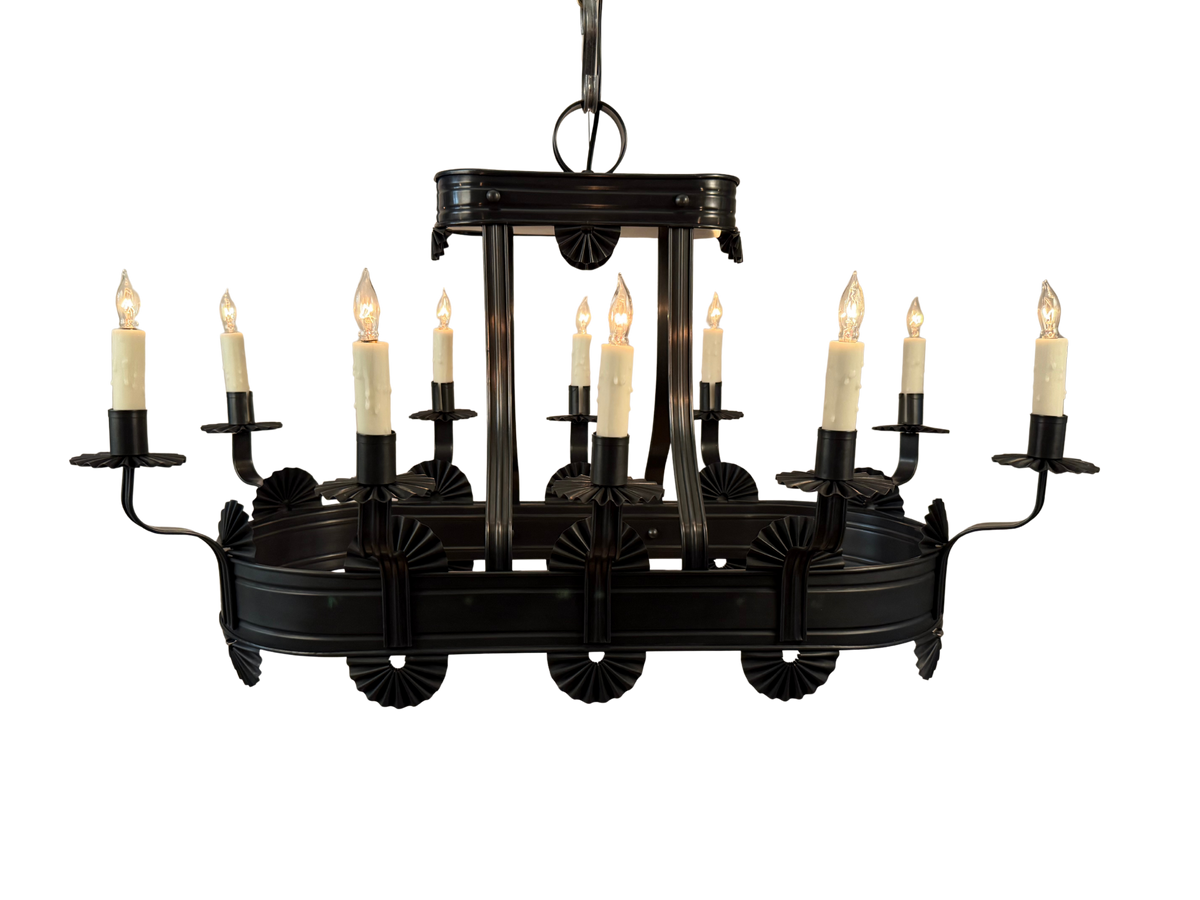 Chittenden Oval Chandelier - 10 Light