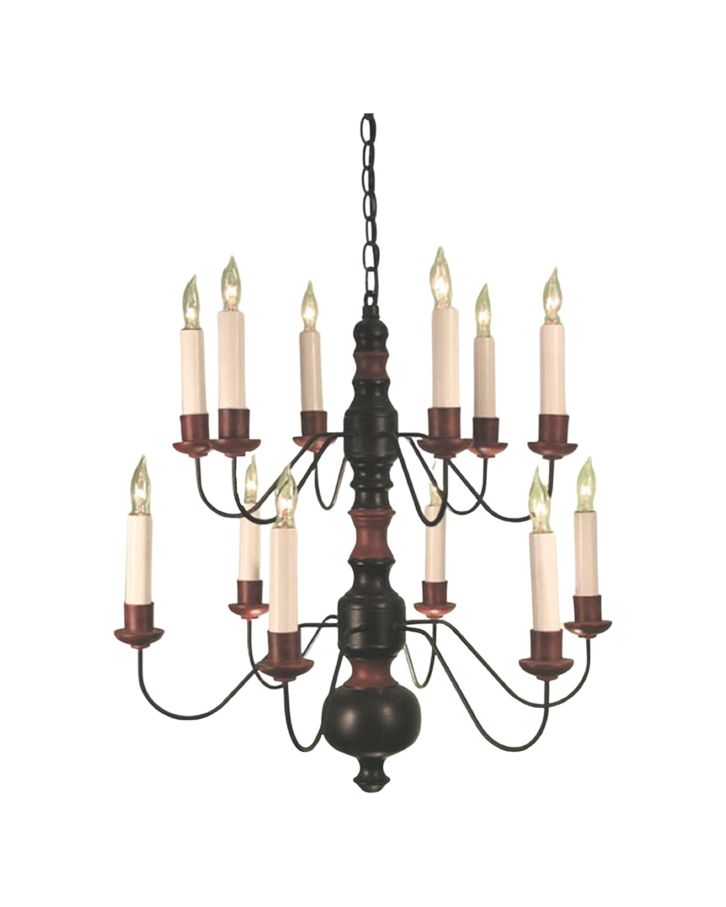 Swedish Farm House Chandelier Two Tier