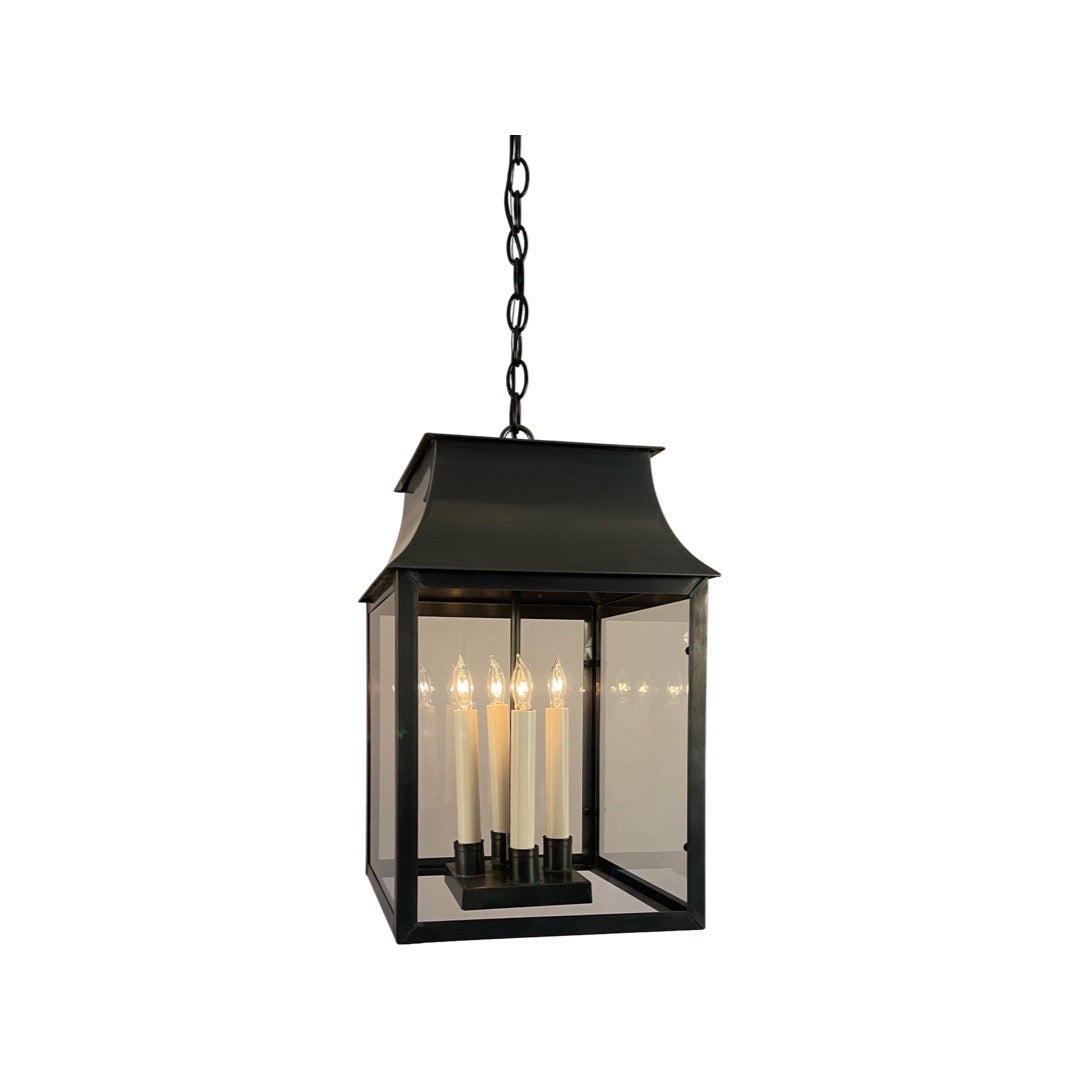 Federalist Mansard Hanging Lantern Medium