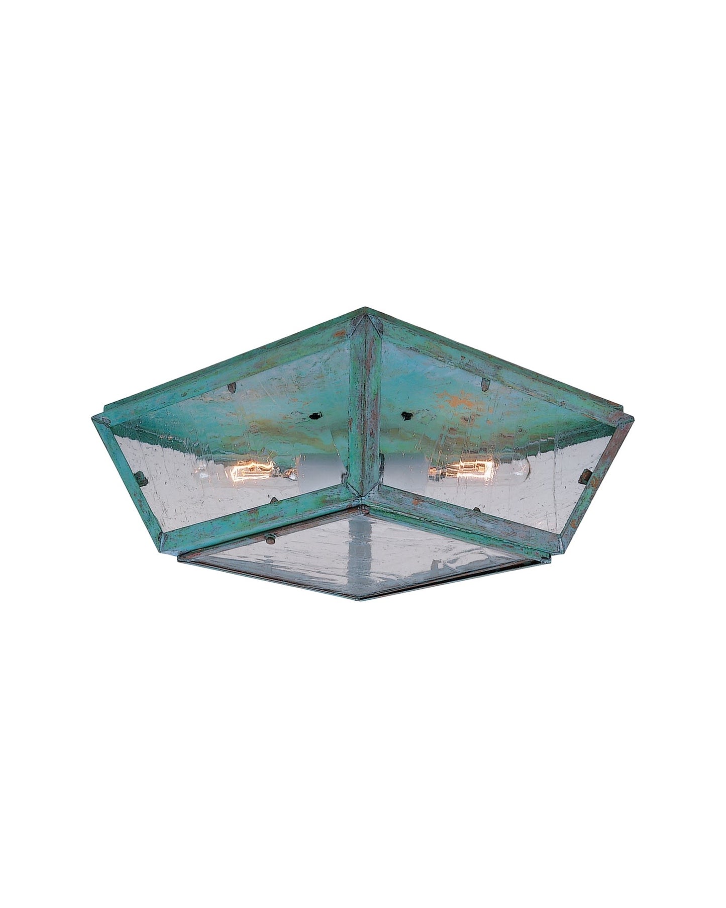 Diamond Flush Mount Lantern