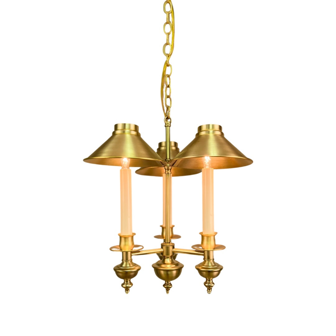 Princeton Library Chandelier - Three Arm