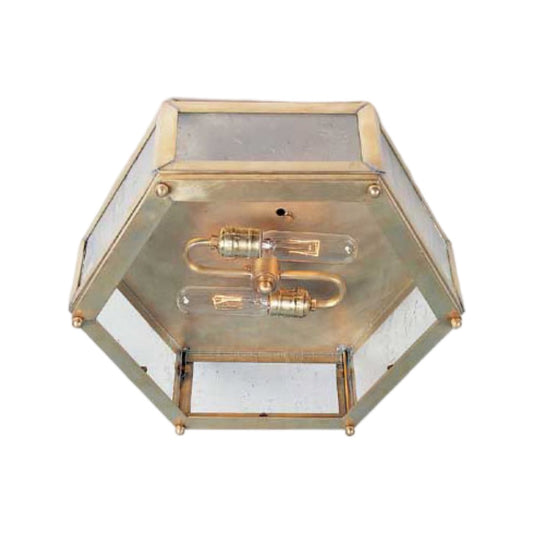 Mission Hill Flush Mount Lantern - Large