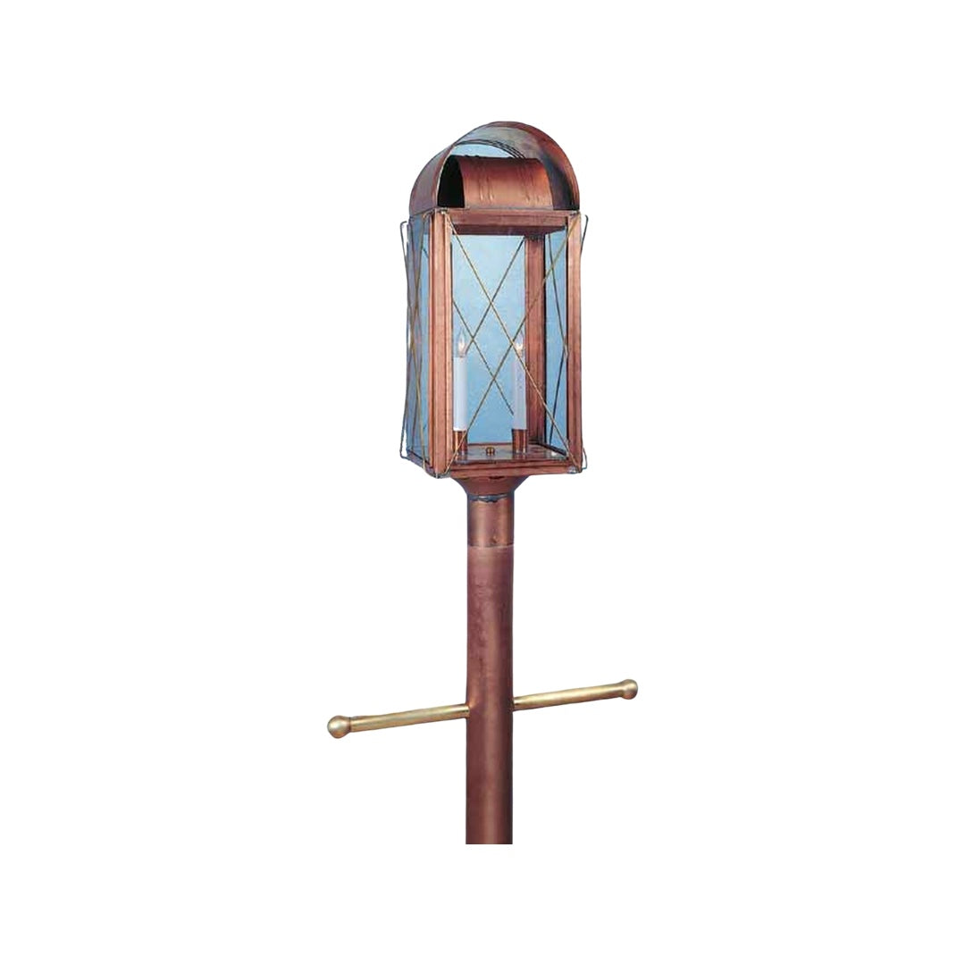 Paul Revere Crossbar Post Mount Lantern Large