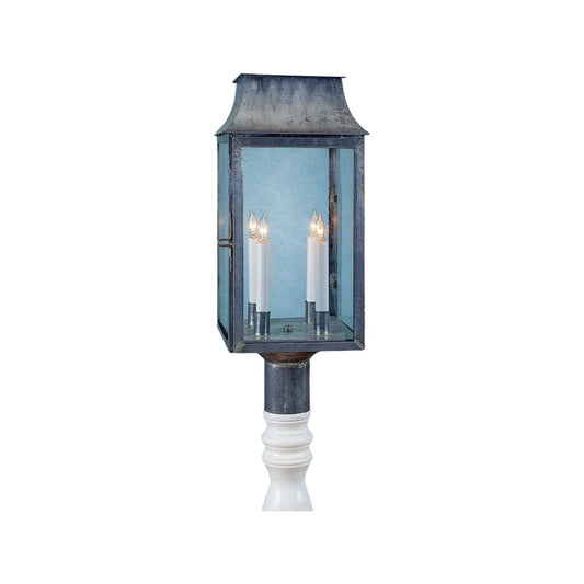 Federalist Mansard Post Mount Lantern