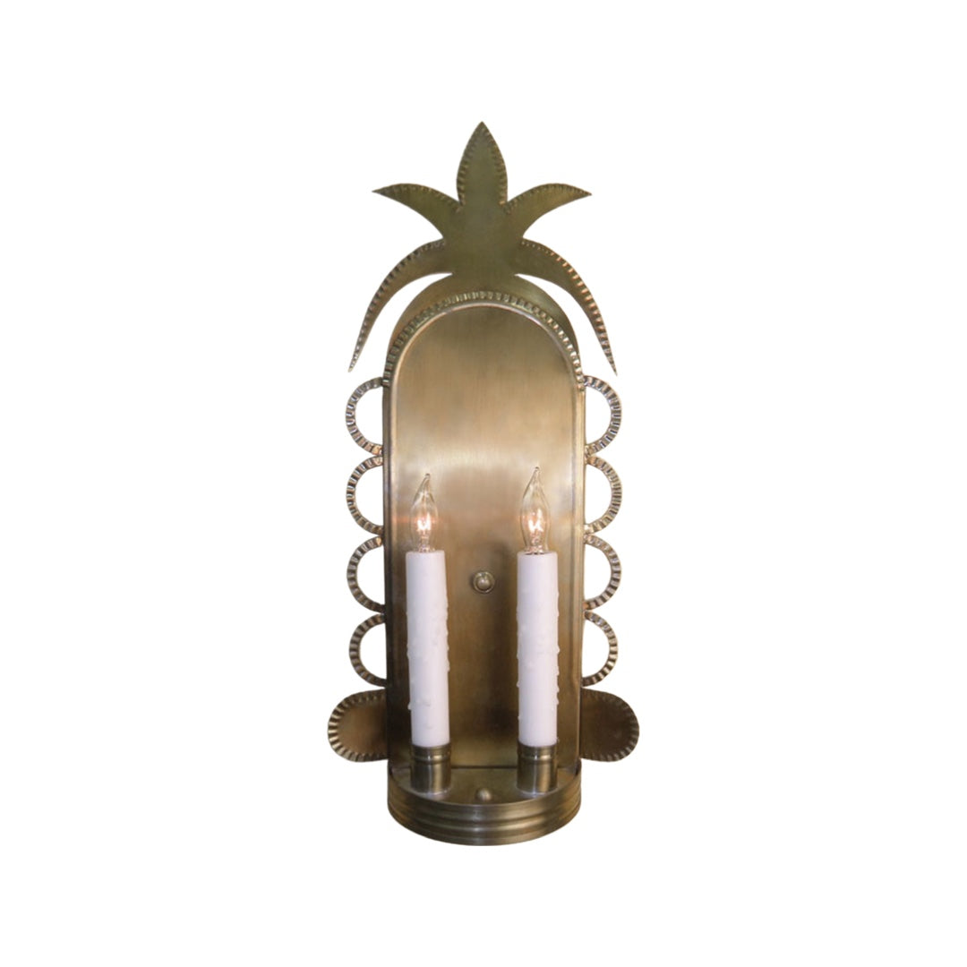 Pineapple Primitive Sconce