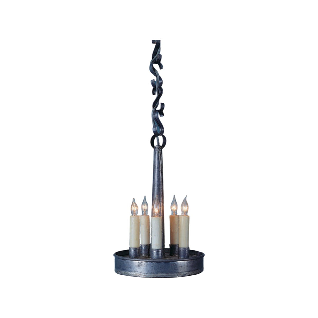 Shaker Pan Chandelier - 5 Light