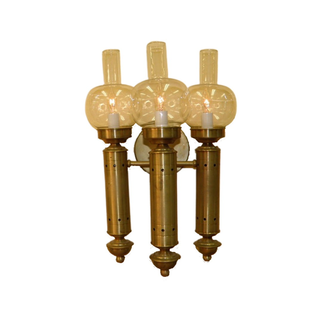 Argand Sconce - Three Arm