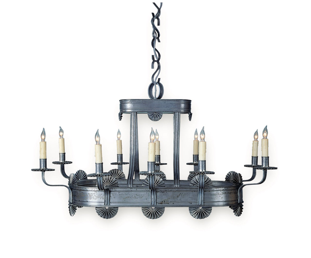 Chittenden Oval Chandelier - 10 Light