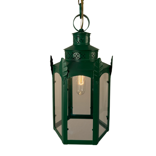 Compton Oak Hanging Lantern