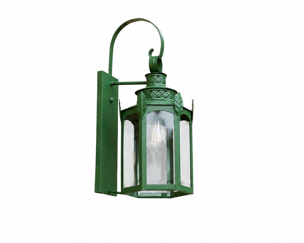 Compton Oak Wall Mount Lantern