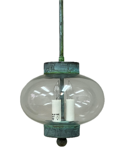 Dorset Onion Pendant Light 8"