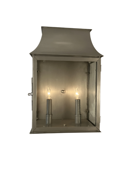 Federalist Mansard Wall Mount Lantern Medium