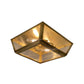Diamond Flush Mount Lantern