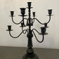 Custom Green Painted Candelabrum - 9 Arm