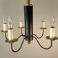 Susquehanna Hallway Chandelier - Gunmetal & Brass