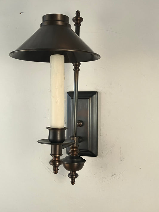 Princeton Library Sconce One Arm - Hand Rubbed Bronze