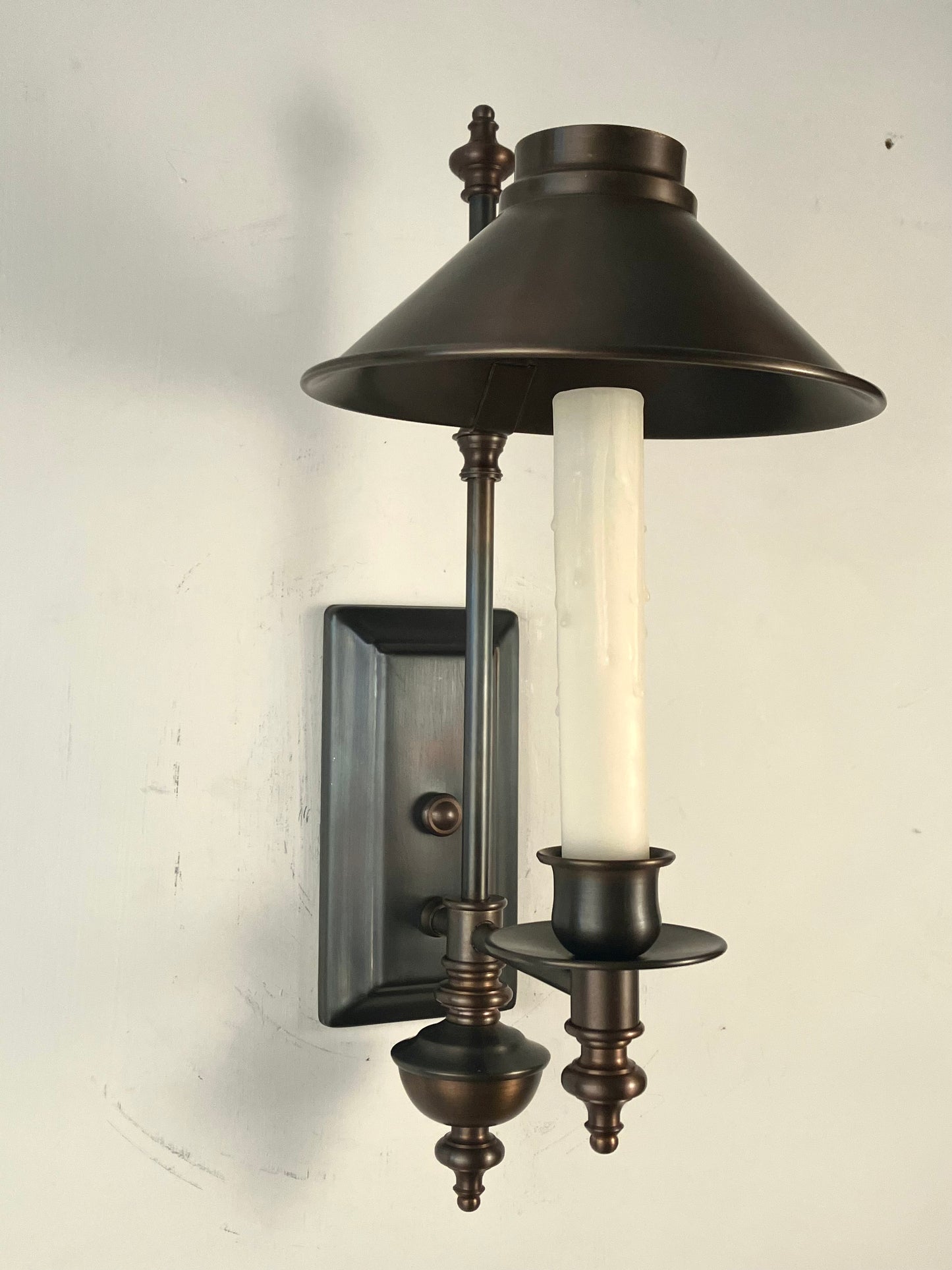 Princeton Library Sconce One Arm - Hand Rubbed Bronze