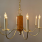 Bespoke Susquehanna Chandelier - Tiger Maple & Brass