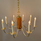 Bespoke Susquehanna Chandelier - Tiger Maple & Brass