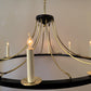 The Dorset Farm Table Light (Large) - Black & Brass