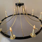 The Dorset Farm Table Light (Large) - Black & Brass
