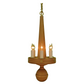 Custom Old Plimouth Chandelier - Maple & Brass