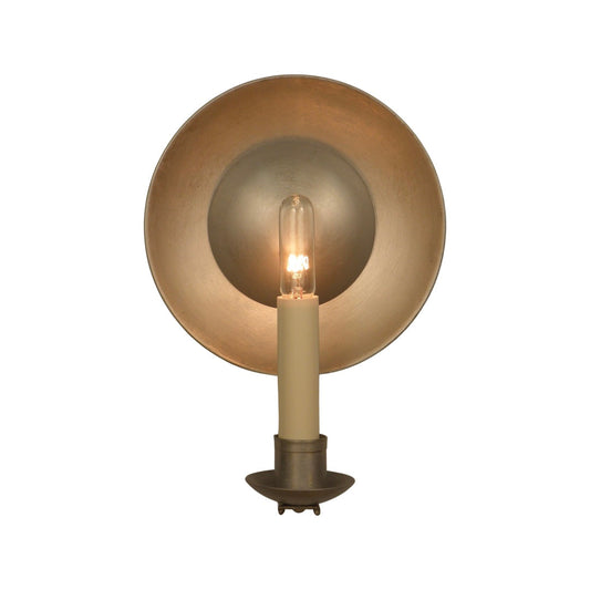 Colonial Williamsburg Reflective Sconce in Pewter