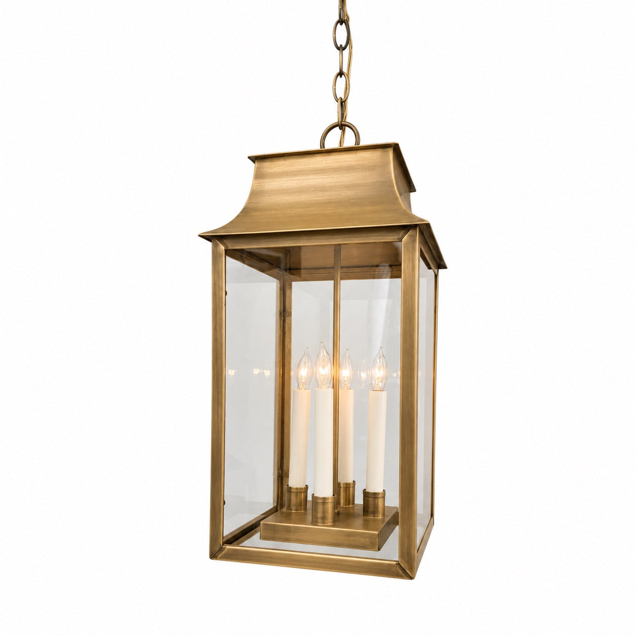 Federalist Mansard Hanging Lantern Large