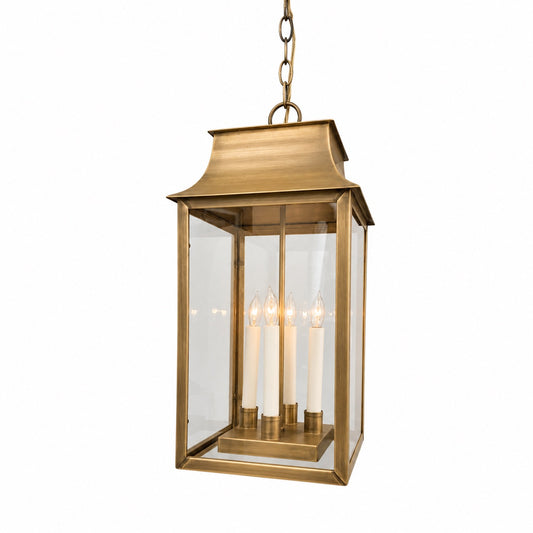 Federalist Mansard Hanging Lantern Large
