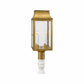 Federalist Mansard Post Mount Lantern