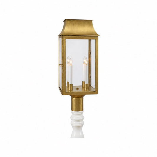 Federalist Mansard Post Mount Lantern