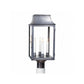 Federalist Era Mansard Post Mounted Lantern - Large