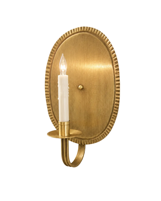 Shaker Primitive Oval Sconce