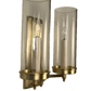 Unlacquered Brass Abingdon Sconce - Two Arm