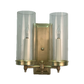 Unlacquered Brass Abingdon Sconce - Two Arm