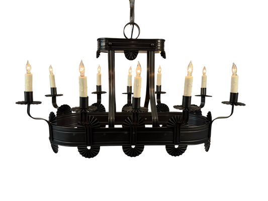 Chittenden Oval Chandelier - 10 Light