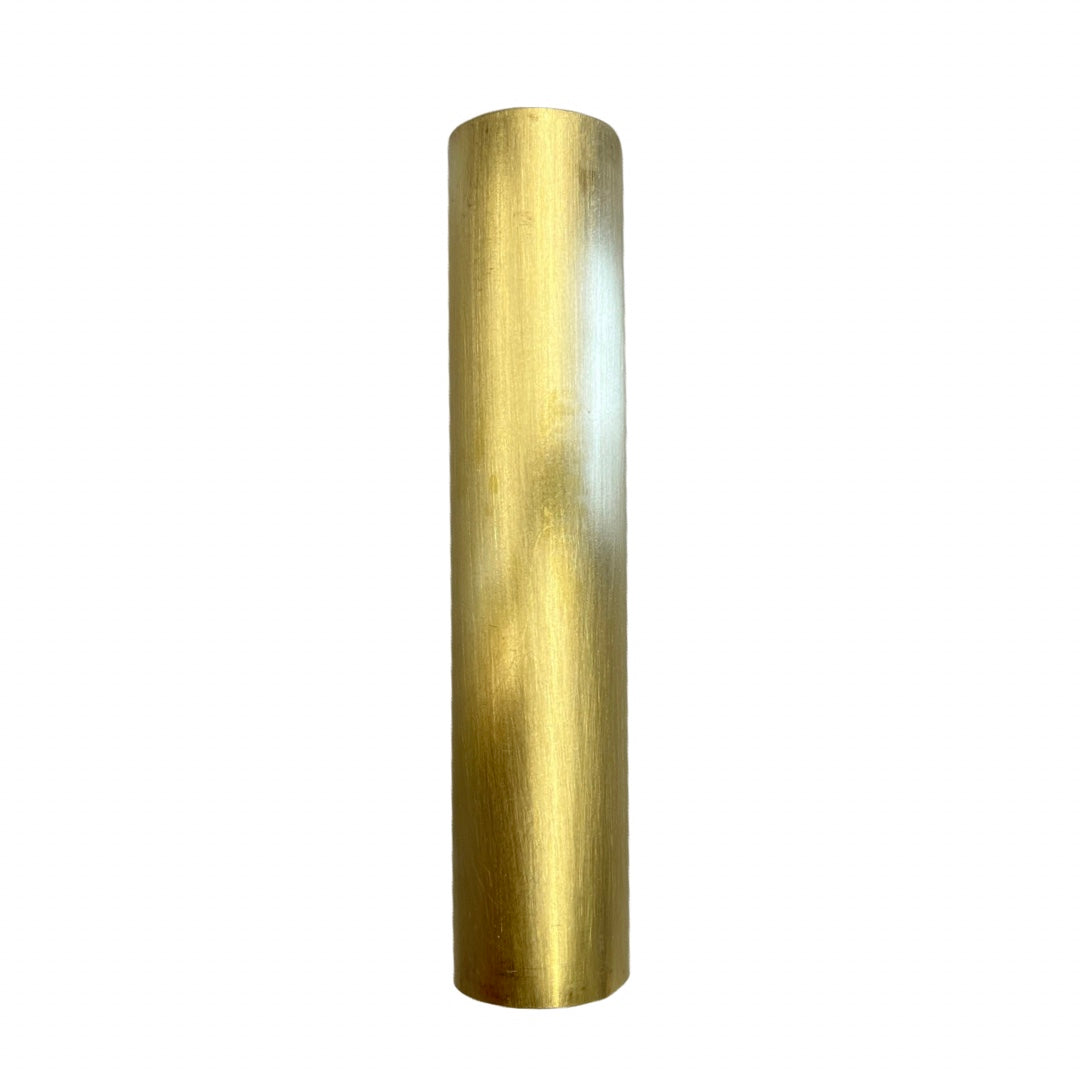 2" Solid Brass Candle Sleeve in Brass