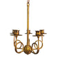 Georgian Trumpet Arm Pendant for Candle - 5 Light