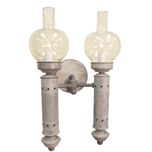 Argand Sconce - Two Arm