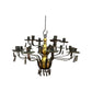 Belvedere Chandelier - Candle Use