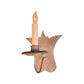 Aged Pewter Tulip Sconce - One Arm