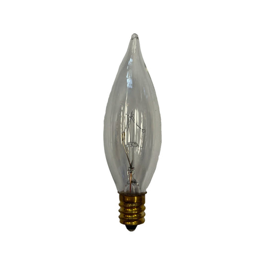 Flame Tip Candelabra Bulb (25 Watt)