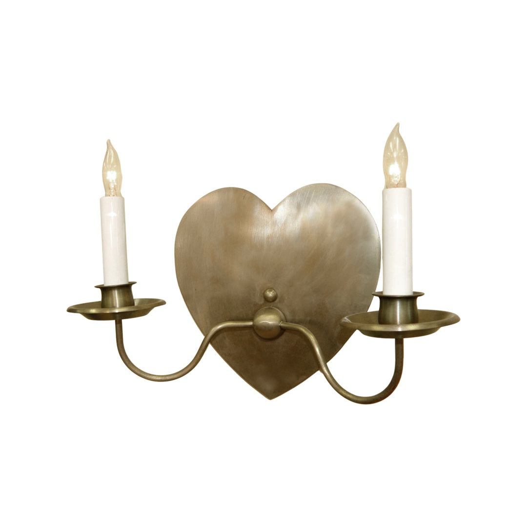 Heart Sconce - Two Arm